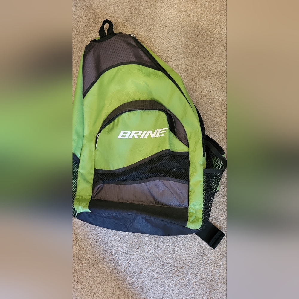 Green and Black Athletic Backpack